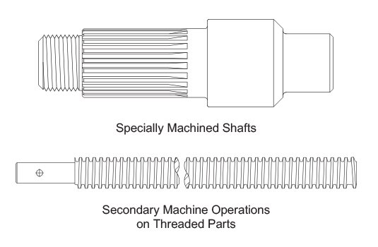 Machined Shafts & Threaded Rod
